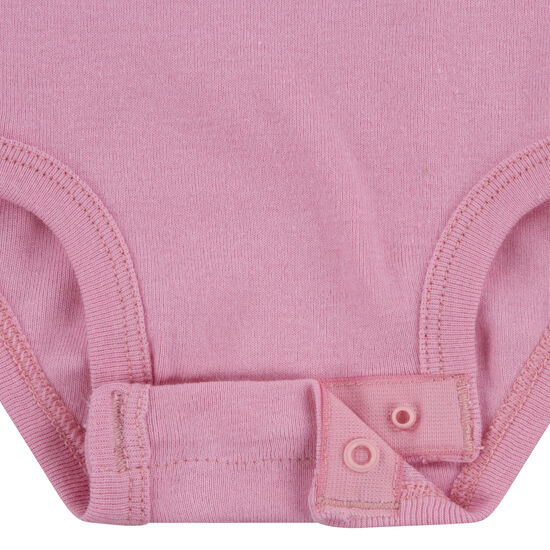 Pack de 3 Bodies Niña Coral 0-3
